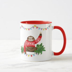 Stanley Sloth tasse de Noël personnalisée