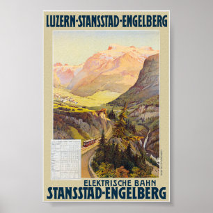 Stansstad-Engelberg Vintage Poster 1910