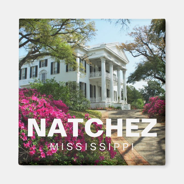Stanton Hall Natchez, Mississippi aimant souvenir (Devant)
