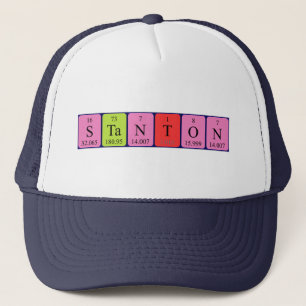 Stanton periodic table name hat