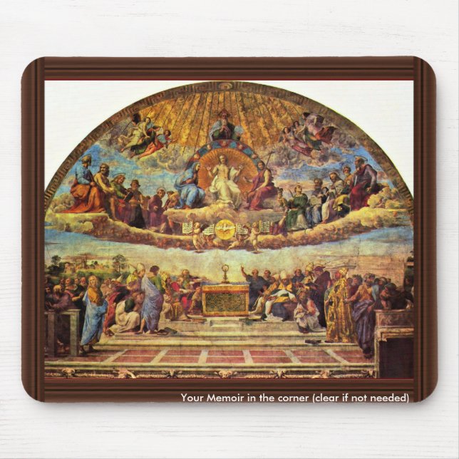 Stanza Della Signatura In The Vatican For Pope Jul Mouse Pad (Front)