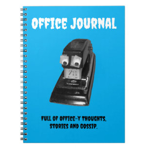 Stapler Guy Office Jpurnal Notebook