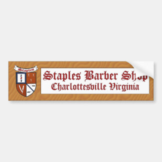 Staples Barber Shop Sticker