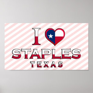 Staples, Texas Poster