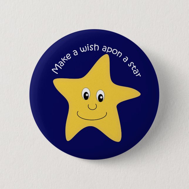 star 2 inch round button (Front)