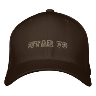 Star 70 Born in 1970 Disco Gold Embroidered Hat
