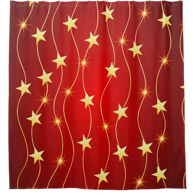 Star Adorned Ruby Red Pattern  (Front)