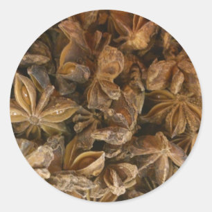 Star Anise Classic Round Sticker