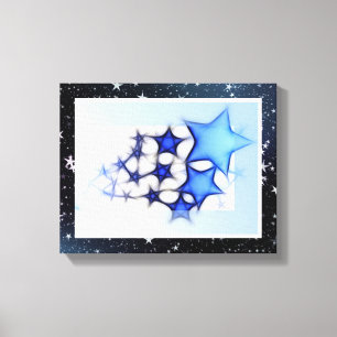 Star Art Wrapped Canvas