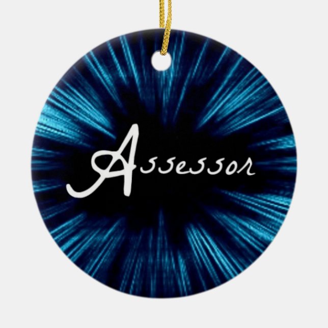 Star Assessor Ceramic Ornament (Front)