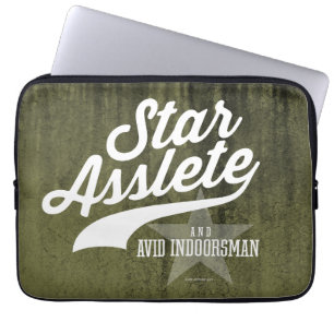 Star Asslete (Avid Indoorsman) Laptop Sleeve