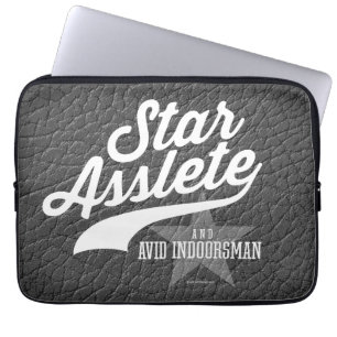 Star Asslete (Avid Indoorsman) Laptop Sleeve