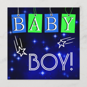Star Baby Boy Announcement