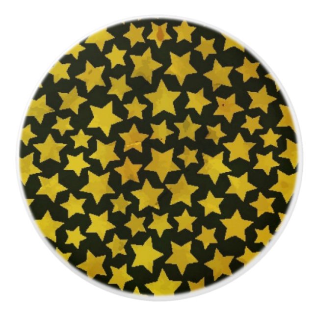 Star background ceramic knob (Front)