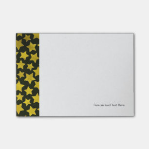 Star background post-it notes