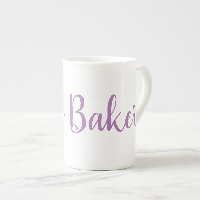 Star Baker bone china mug (Front Right)