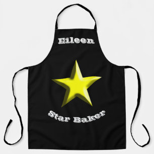 Star Baker Personalized Sheriff's Badge Apron
