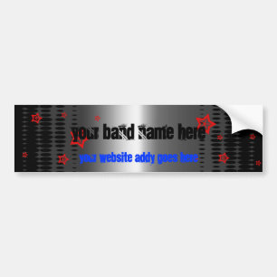 star band template bumper sticker