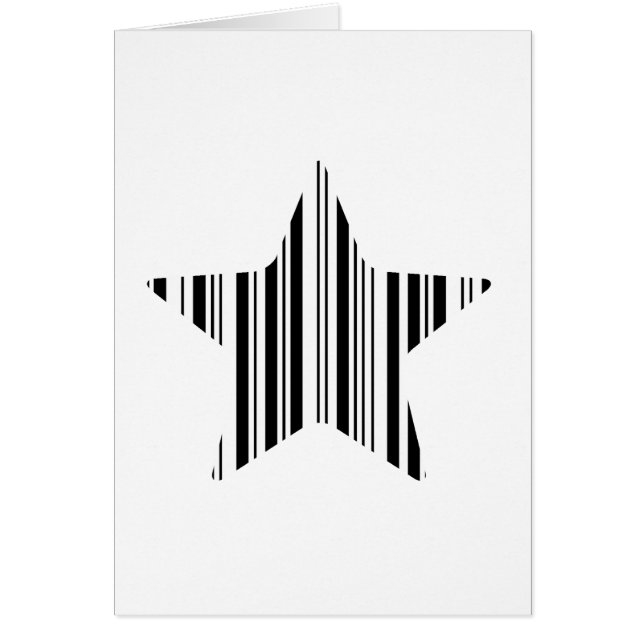 STAR BAR CODE Stellar Barcode Pattern Design (Front)