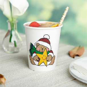 Star Bear Paper Cups
