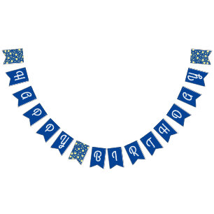 Star Birthday Party Bunting Flags