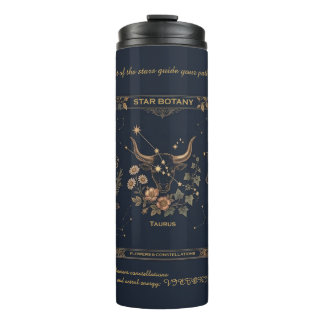Star Botany Astral Energy Gold Navy Thermal Tumble Tumbler