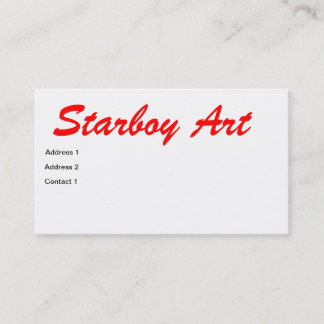 star boy card