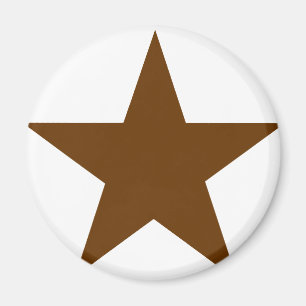 Star Brown The MUSEUM Zazzle Gifts Magnet