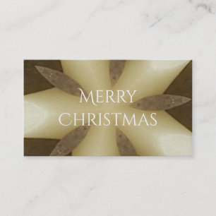 Star Brown White Rustic Design Colours Business Card