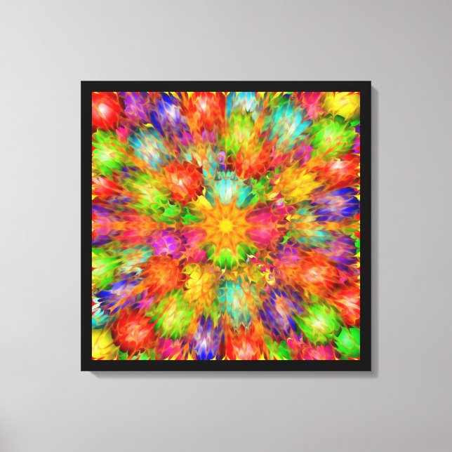 Star Burst Canvas Print (Front)