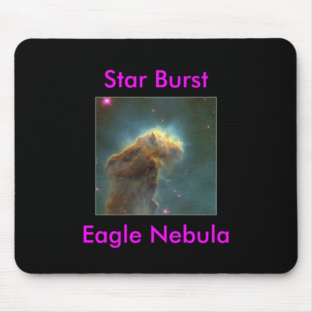 Star Burst Eagle Nebula Mousepad (Front)