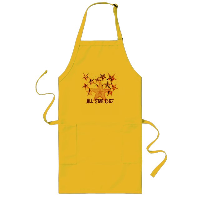 Star Burst Long Apron (Front)