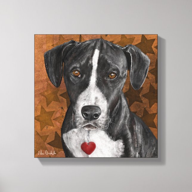 star canvas print (Front)