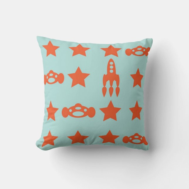 Star car throw pillow (Front)
