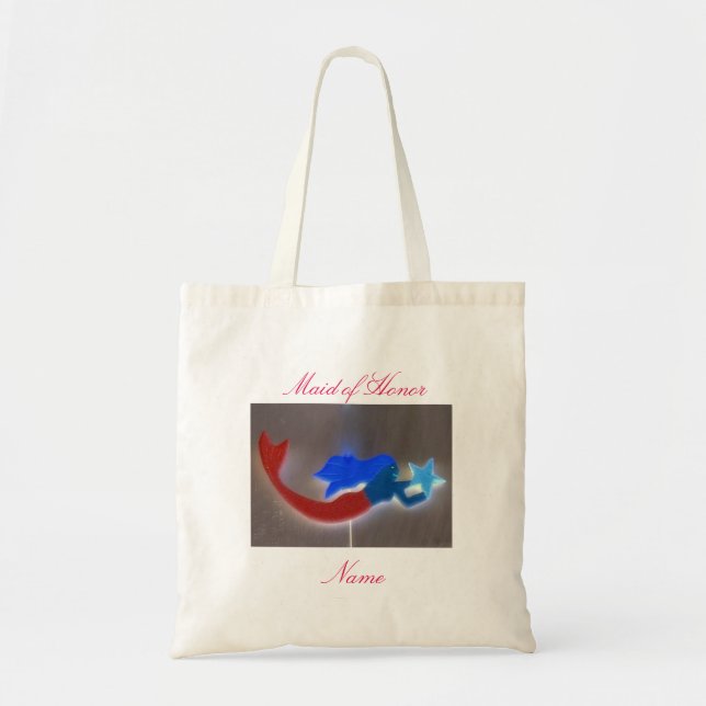 star-carrying mermaid maid of honour tote bag (Front)