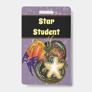 Star Catcher Dragon Star Student Badge