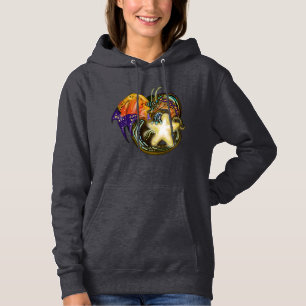 Star Catcher Glowing Star Dragon Hoodie