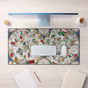 Star chart desk mat