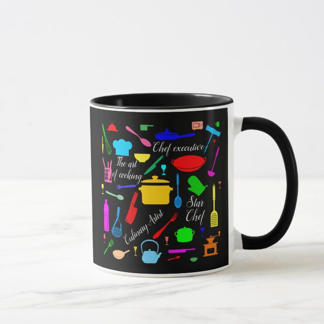 Star Chef funny, elegant, unique, customizable Mug (Right)