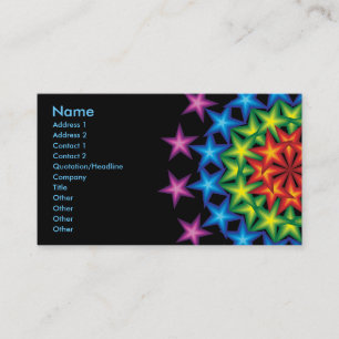star circle business card
