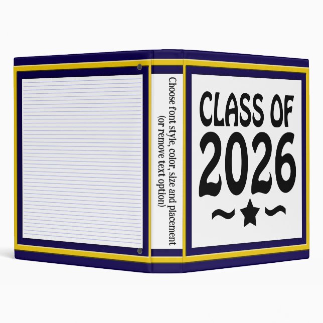 Star Class of 2026 Graduation Binder (Background)