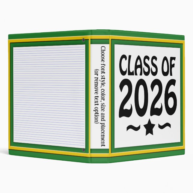 Star Class of 2026 Graduation Binder (Background)