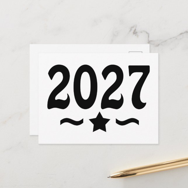 Star Class of 2027 Graduation Postcard (Front/Back In Situ)