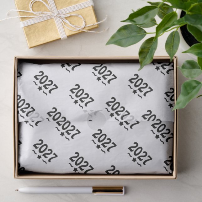 Star Class of 2027 Graduation Tissue Paper (Gift)