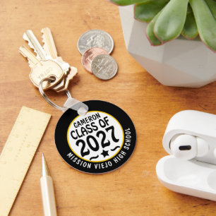 Star Class of 2027 Photo Graduation Keychain