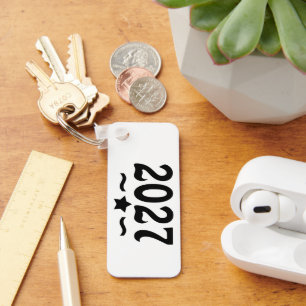 Star Class of 2027 Photo Graduation Keychain