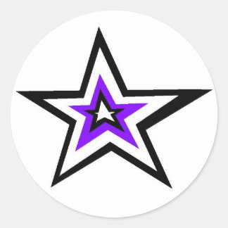 star classic round sticker