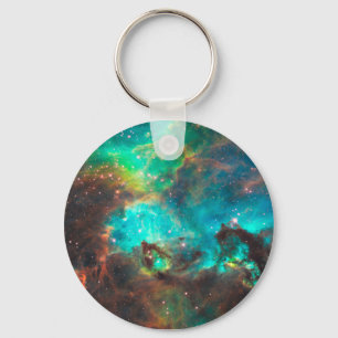 Star Cluster NGC 2074 Keychain