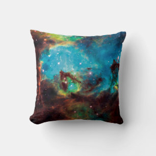 Star Cluster NGC 2074 Tarantula Nebula Space Photo Throw Pillow