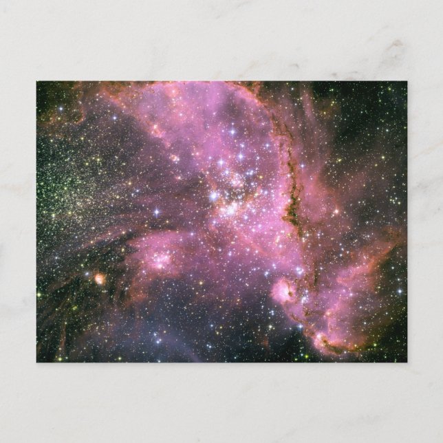 Star Cluster NGC 346 Hubble Space Postcard (Front)